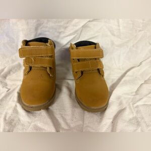 Kids Tan Work Boots